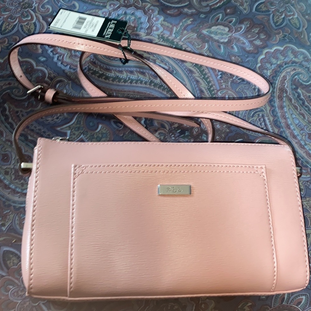 Pink Ralph Lauren Crossbody bag
